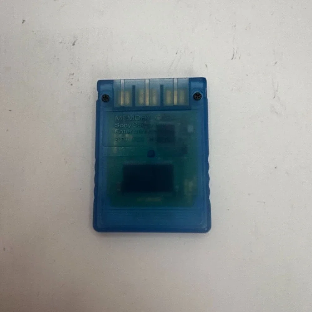 Blue Sony PlayStation 2 Memory Card 8MB MagicGate SCPH-10020